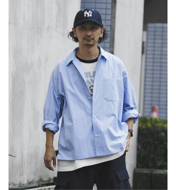 JOURNAL STANDARD relume「JAMES FABRIC / ジェームスファブリック ブルーハケメ ライトウェイトシャツ」|シャツ・ブラウス|