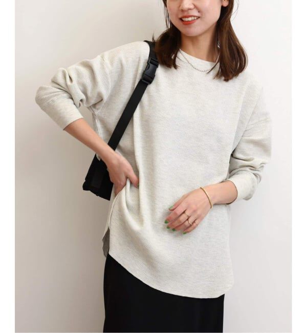 JOURNAL STANDARD relume「《追加》TCワッフルオーバーサイズロングスリーブTシャツ」|Tシャツ・カットソー|ナチュラル B