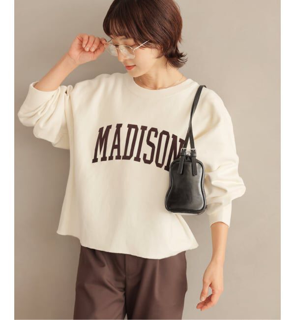 JOURNAL STANDARD relume「［26SS新作］クロップドフロッキーロゴスウェット」|スウェット・ジャージ|ナチュラル