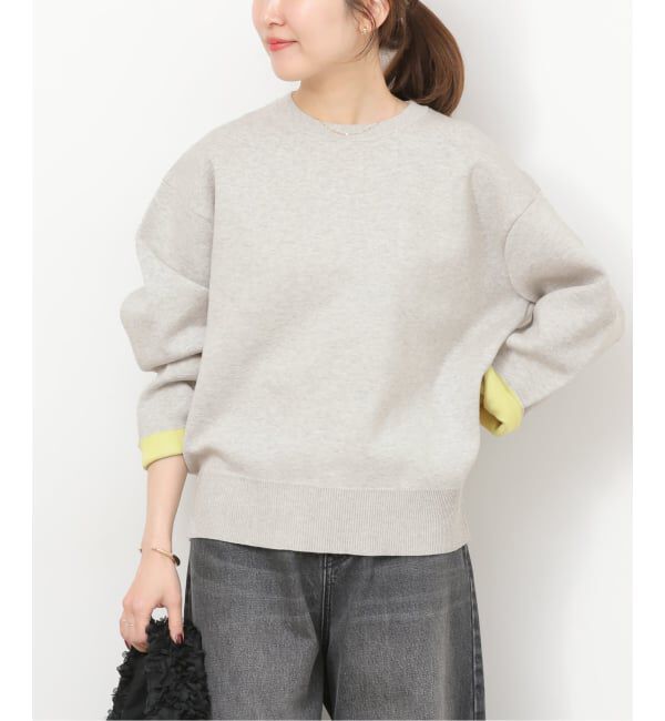 JOURNAL STANDARD relume「ダブルニットコントラストプルオーバー」|ニット・セーター|