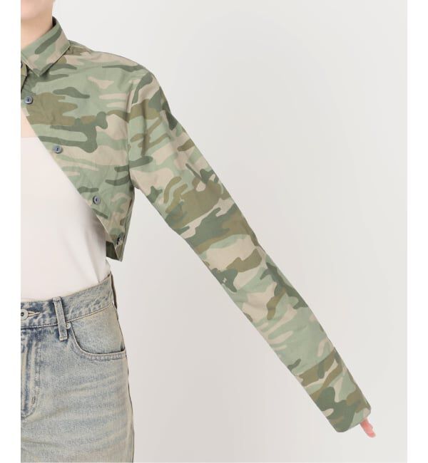 Oriens JOURNAL STANDARD「《予約》クロップドラウンドシャツ」|シャツ・ブラウス|