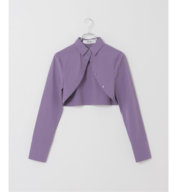 Oriens JOURNAL STANDARD「《予約》クロップドラウンドシャツ」|シャツ・ブラウス|