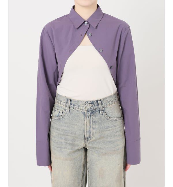 Oriens JOURNAL STANDARD「《予約》クロップドラウンドシャツ」|シャツ・ブラウス|