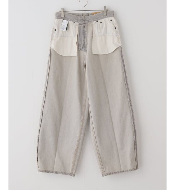 journal standard L'essage「【HAIKURE/ハイクル】BETHANY SHORT LENGTH PEARL GREY」|デニム|