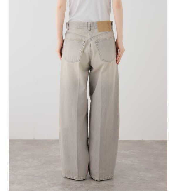 journal standard L'essage「【HAIKURE/ハイクル】BETHANY SHORT LENGTH PEARL GREY」|デニム|