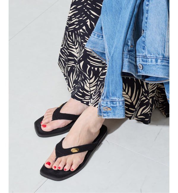 journal standard L'essage「《予約》【CAMINANDO/カミナンド】THONG SANDALS：サンダル」|サンダル|ブラック