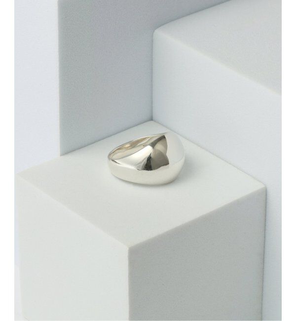 Spick and Span「【SAMH by LILAS】ワイド月甲丸リング SV」|リング|