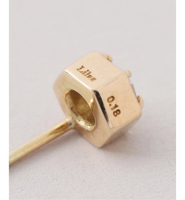 Lilas by Spick&Span「0.18ct六角ダイヤピアス K18（両耳）」|ピアス|