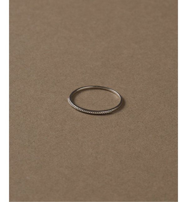 Lilas by Spick&Span「シンプルリングミル打ちWG K10」|リング|シルバー