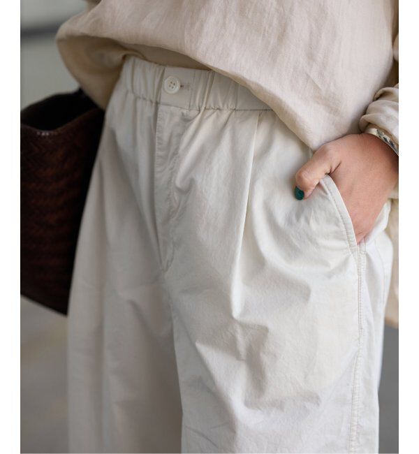 FRAMeWORK「コットンイージータックバレルパンツ」|その他|