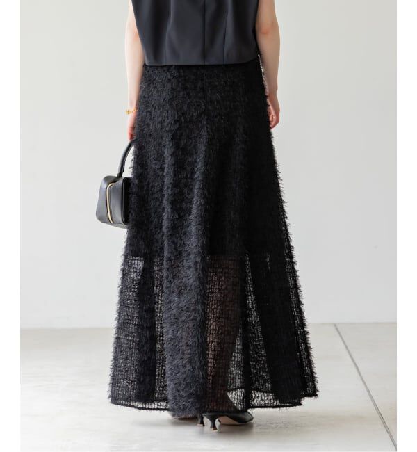 NOBLE「フェザーチュールフレアスカート」|スカート|