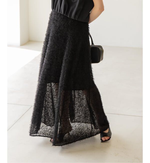 NOBLE「フェザーチュールフレアスカート」|スカート|