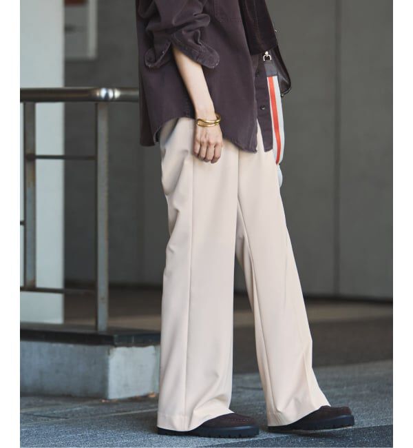 FRAMeWORK「≪追加・洗濯機洗い可能≫ウォッシャブルイージースラックス 3」|スラックス|