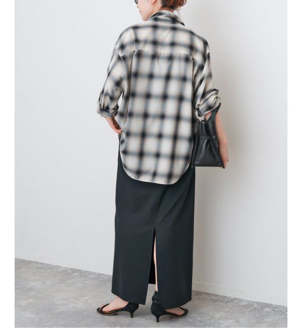 Spick and Span「ソフトポンチIラインスカート」|スカート|