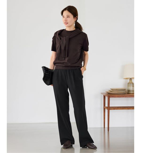 FRAMeWORK「≪洗濯機洗い可≫TRウォッシャブルイージースラックス」|スラックス|