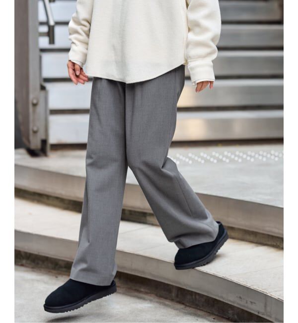 FRAMeWORK「≪洗濯機洗い可≫TRウォッシャブルイージースラックス」|スラックス|