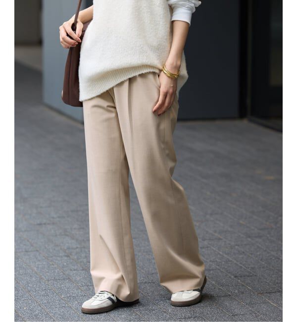 FRAMeWORK「≪洗濯機洗い可≫TRウォッシャブルイージースラックス」|スラックス|