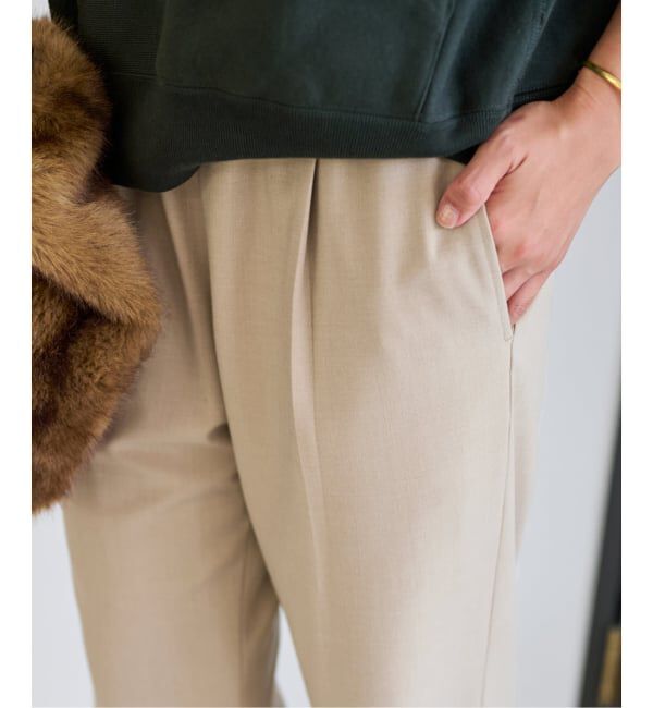 FRAMeWORK「≪洗濯機洗い可≫TRウォッシャブルイージースラックス」|スラックス|