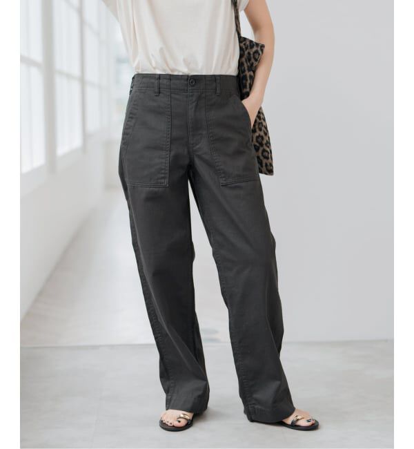 Spick and Span「《WEB限定 / 追加3》ルーズベイカーパンツ」|カーゴ|