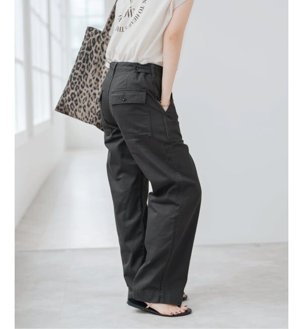 Spick and Span「《WEB限定 / 追加3》ルーズベイカーパンツ」|カーゴ|