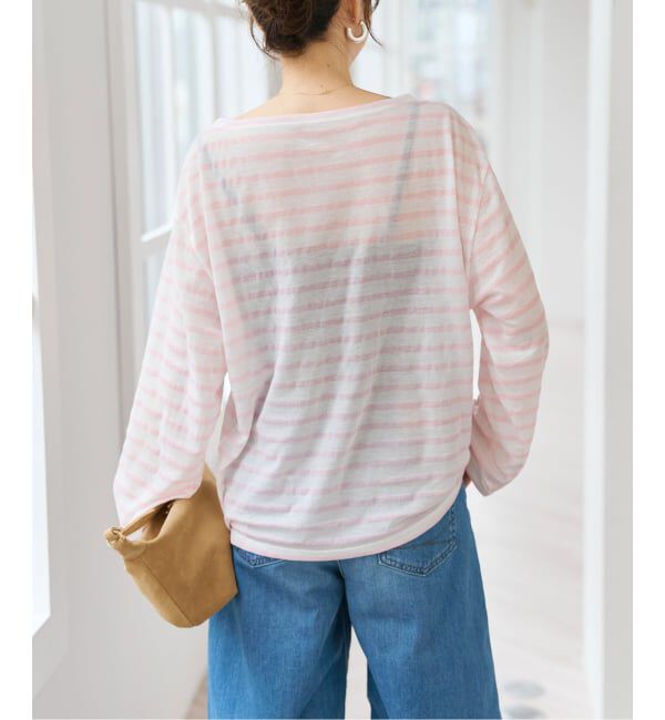 Spick and Span「シアーボーダーTシャツ」|Tシャツ・カットソー|