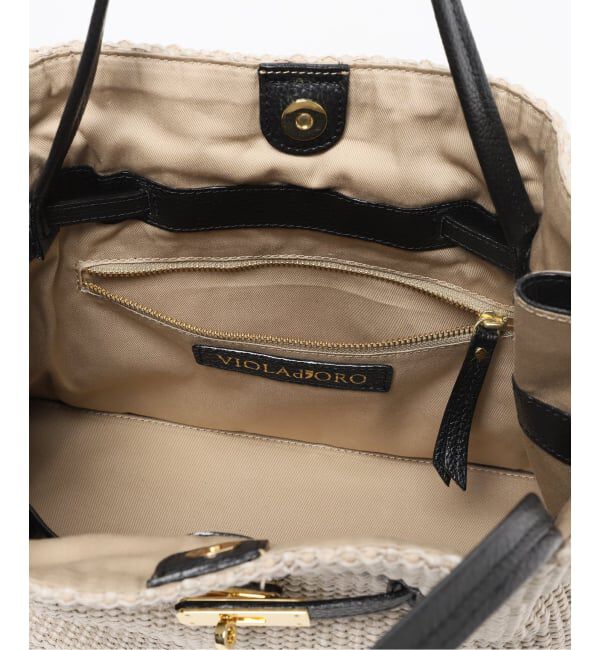 Spick and Span「《別注 / 予約》VIOLAd'ORO イタリアンラフィアシートトートバッグL*」|トートバッグ|