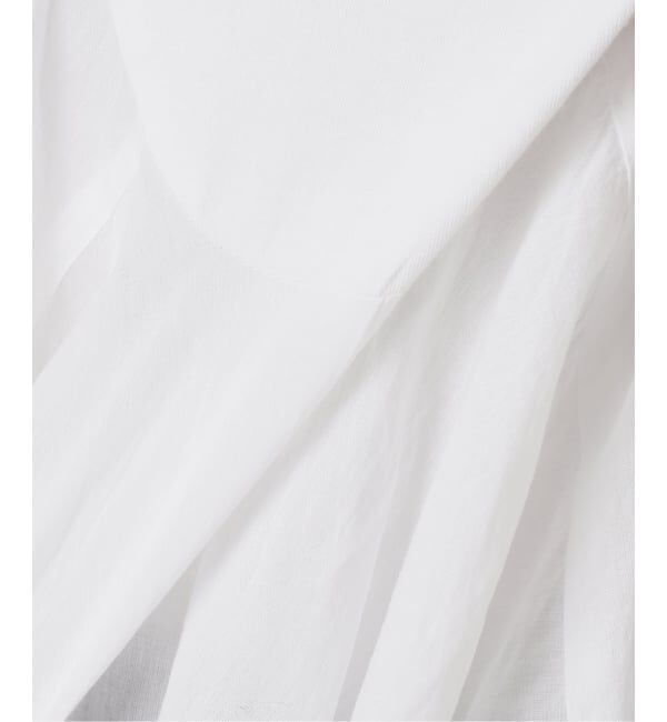 Spick and Span「《予約》AAYUSHI / アユーシ ペプラムラッフルTシャツ」|Tシャツ・カットソー|