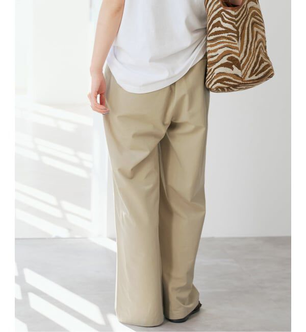 Spick and Span「《予約》リラックスイージーチノパンツ」|スラックス|