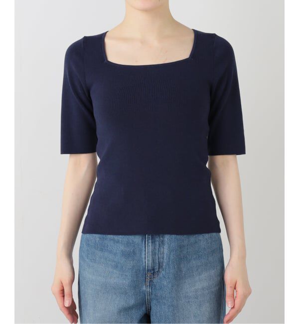  「【洗える】開襟アンサンブル」|ニット・セーター|