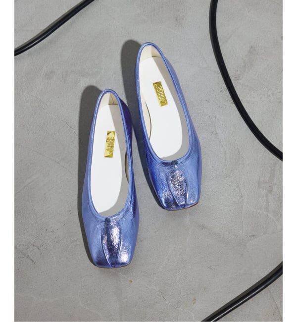 GRISE「《追加》GRISEレザースクエアプリーツフラット」|その他|