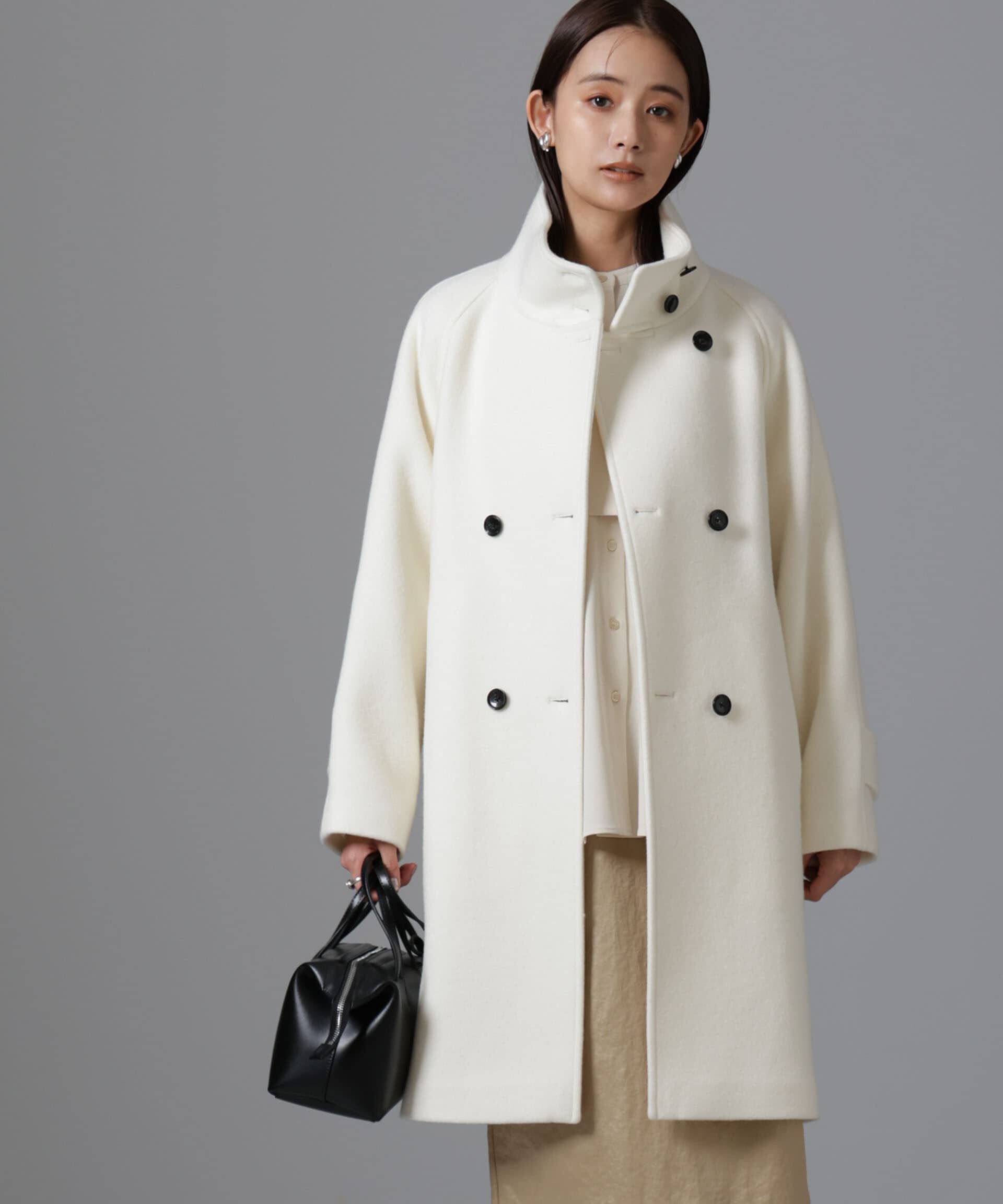 nano･universe「PECOLAMBウールカシミヤスタンドカラーコート」|その他|