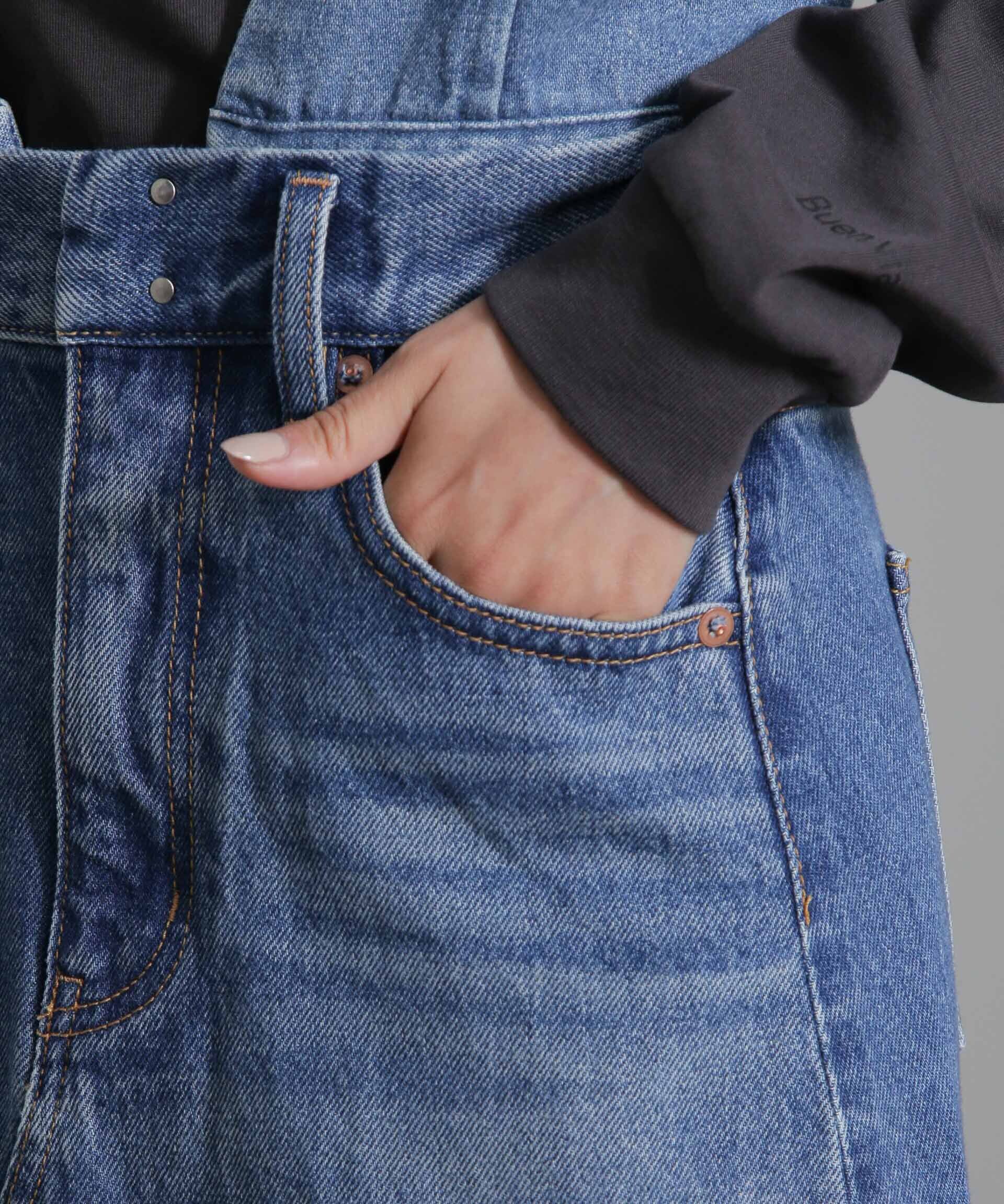 nano･universe「リメイク風2wayナローフレアジャンパースカート」|ワンピース|