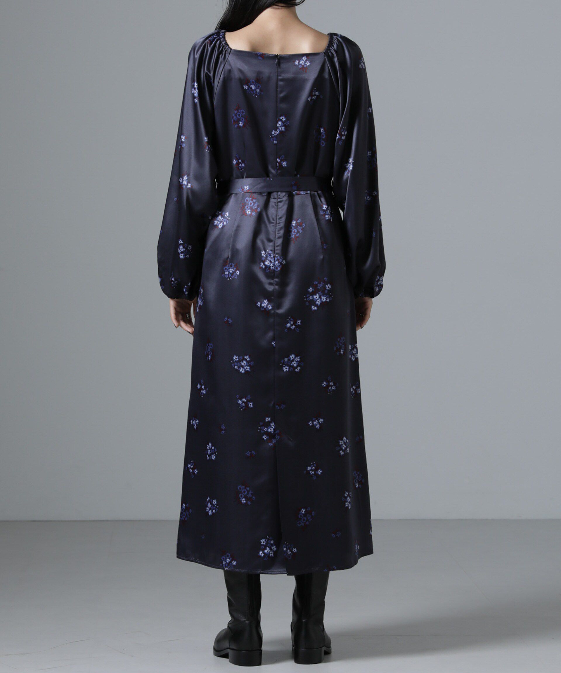 nano･universe「オフショル2WAYフラワープリントワンピース」|ワンピース|