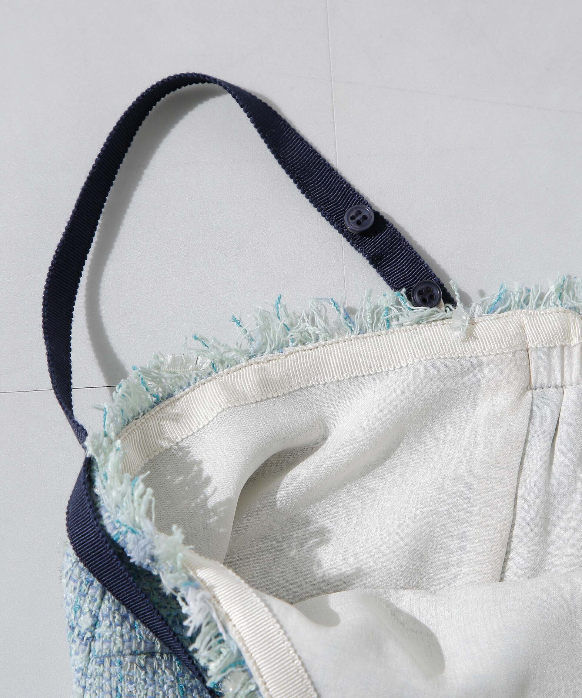 nano･universe「ツィードショートビスチェ」|シャツ・ブラウス|