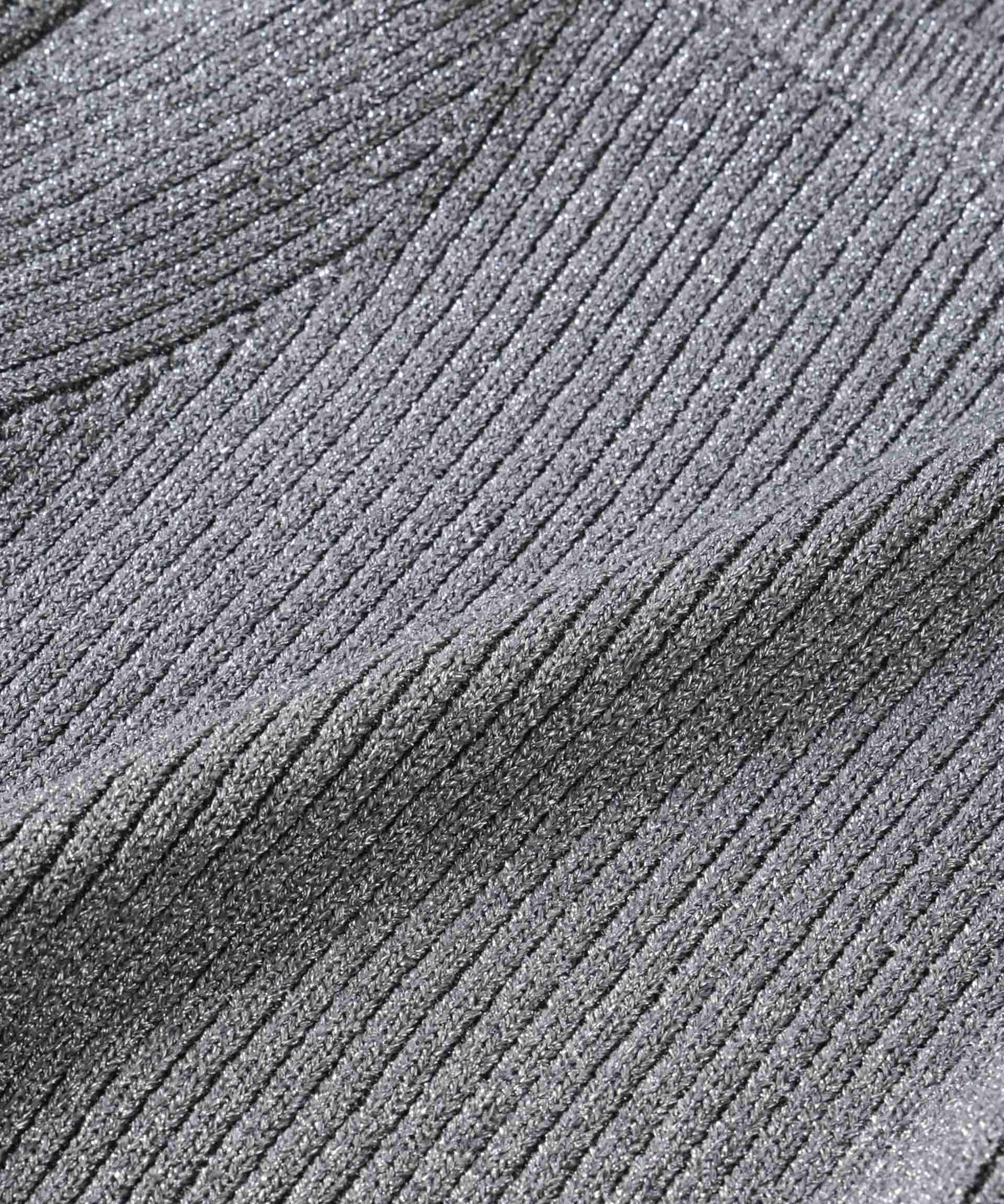 nano･universe「グリッターラメニットカーディガン（セットアップ可）」|ニット・セーター|