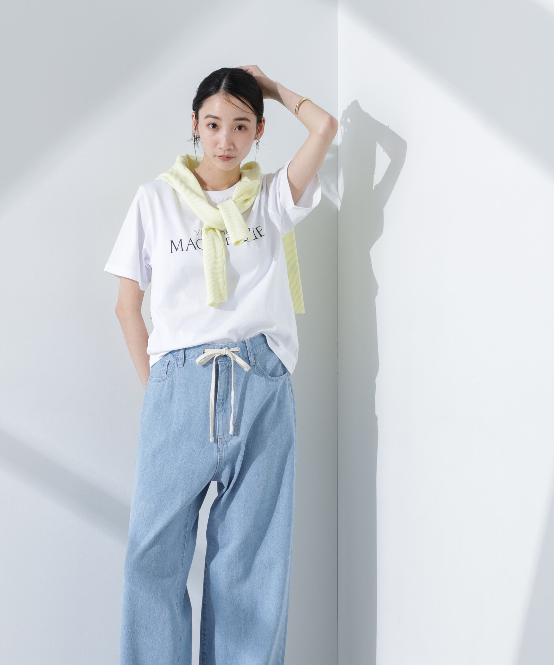 nano･universe「ロゴプリントTシャツ」|Tシャツ・カットソー|