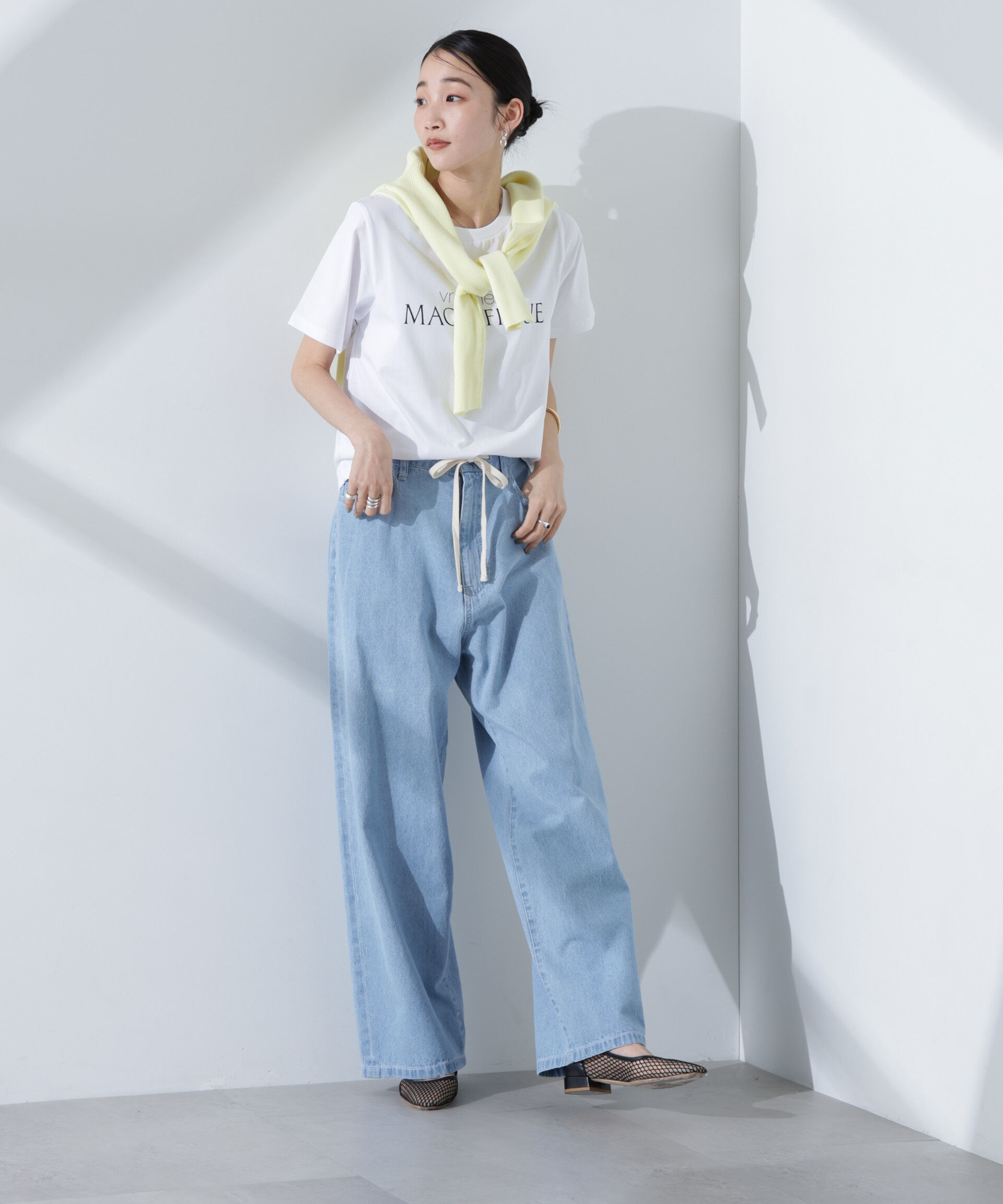 nano･universe「ロゴプリントTシャツ」|Tシャツ・カットソー|