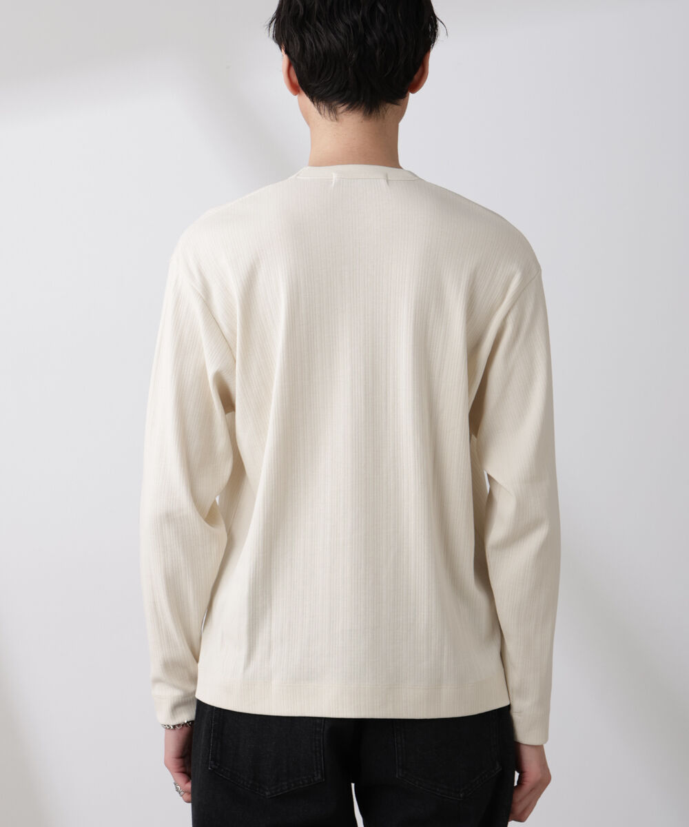 nano･universe「ランダムフライスロングスリーブTシャツ 長袖」|Tシャツ・カットソー|