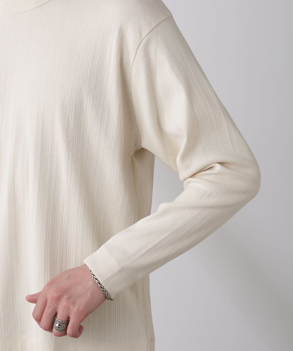 nano･universe「ランダムフライスロングスリーブTシャツ 長袖」|Tシャツ・カットソー|