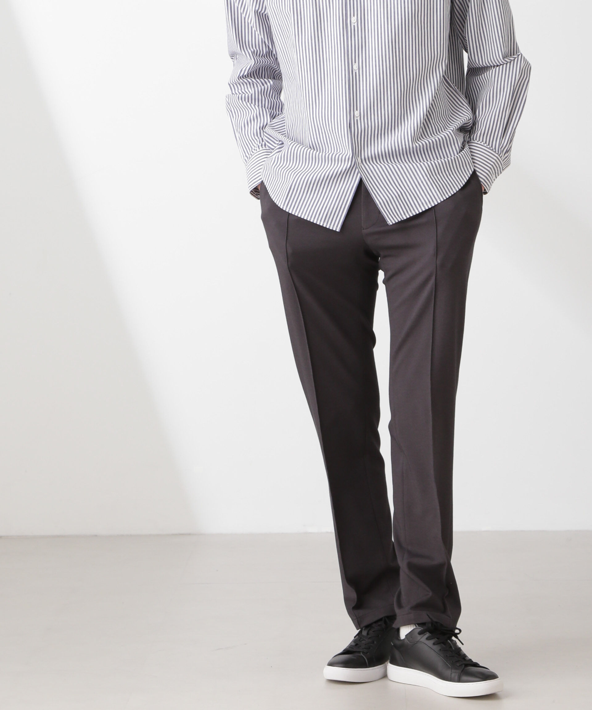 nano･universe「「N TROUSERS PREMIUM」IN DRY カノコストレッチパンツ(セットアップ可)」|スーツ|