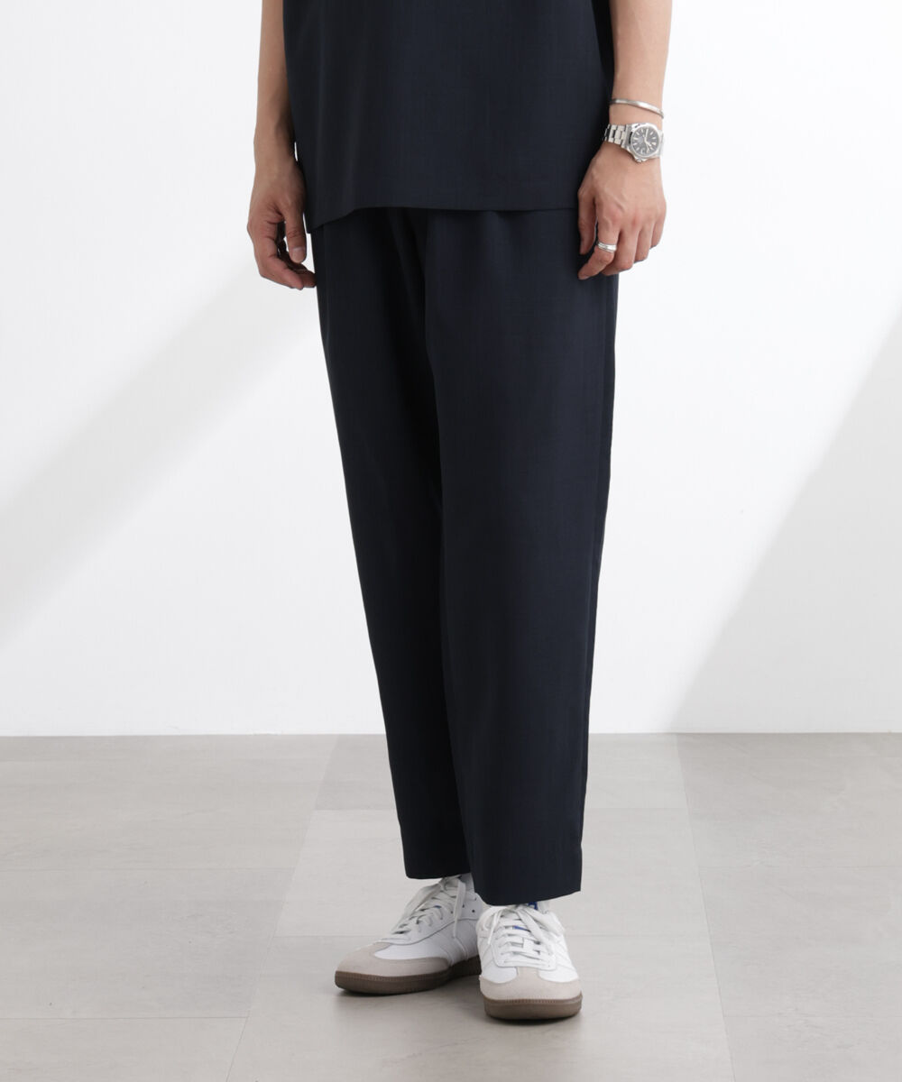 nano･universe「ライトウェイトドライパンツ(セットアップ可)」|チノ|ネイビー