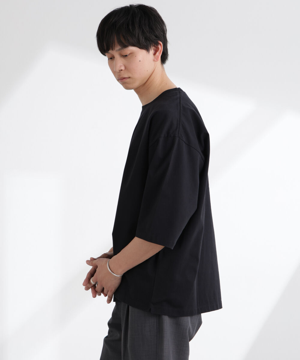 nano･universe「ルーズフィットワイドスリーブTシャツ 7分袖」|Tシャツ・カットソー|