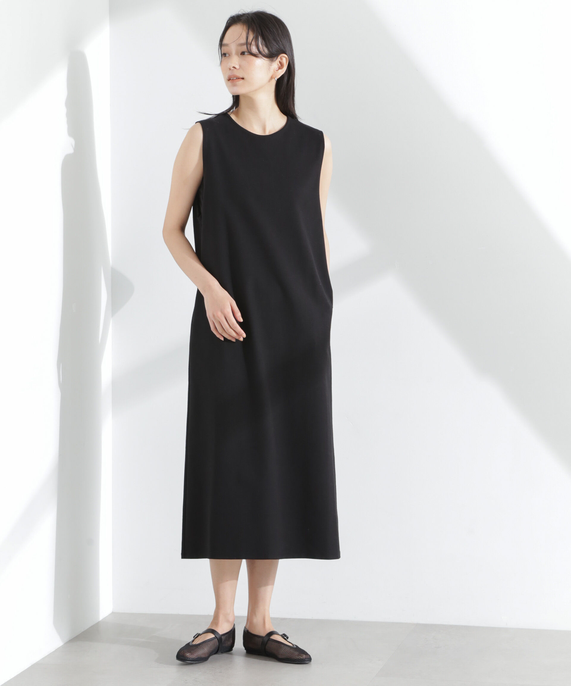 nano･universe「「MC」coveross(R)ツイル調 冷感プレーティング天竺ワンピース」|ワンピース|