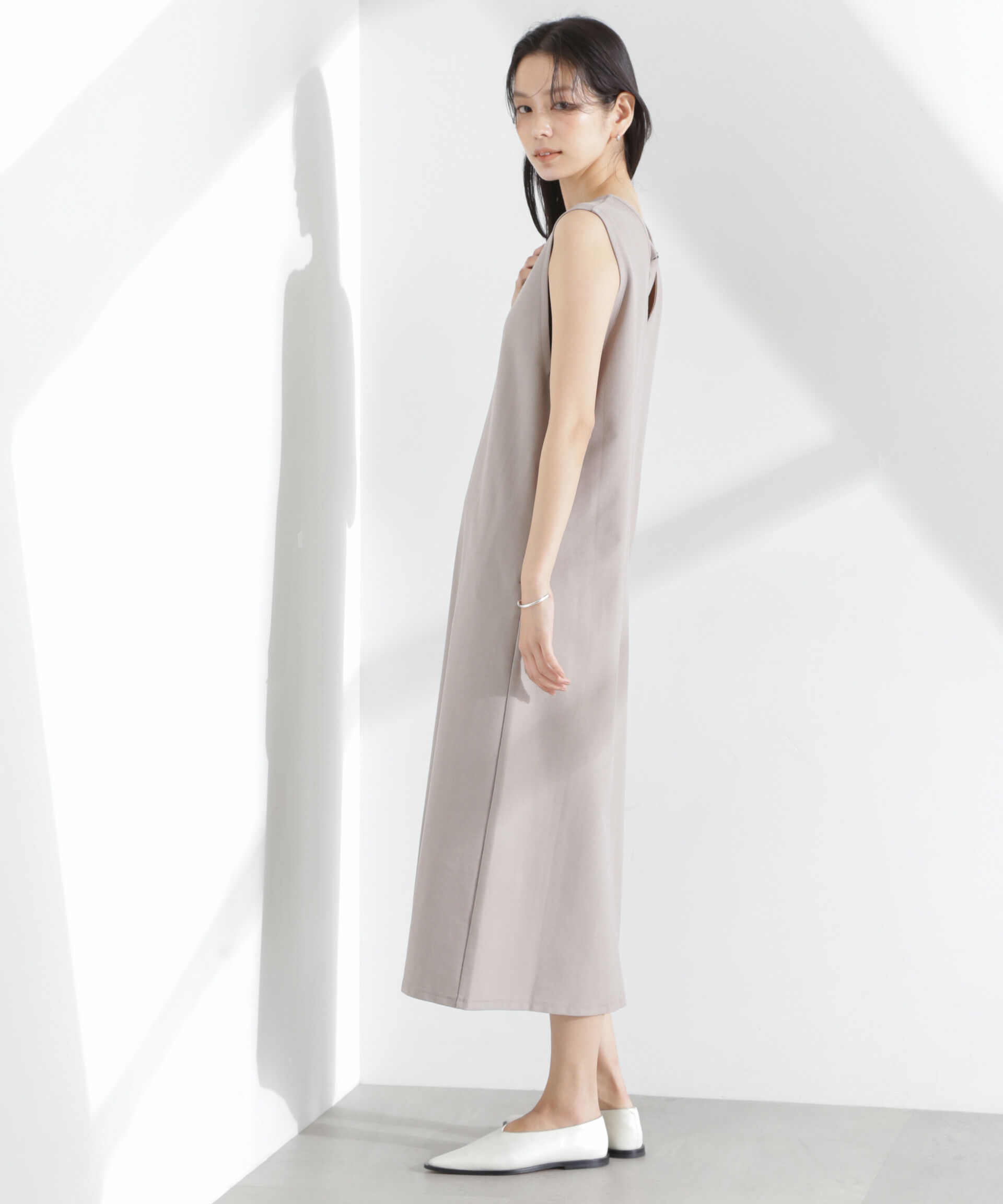 nano･universe「「MC」coveross(R)ツイル調 冷感プレーティング天竺ワンピース」|ワンピース|