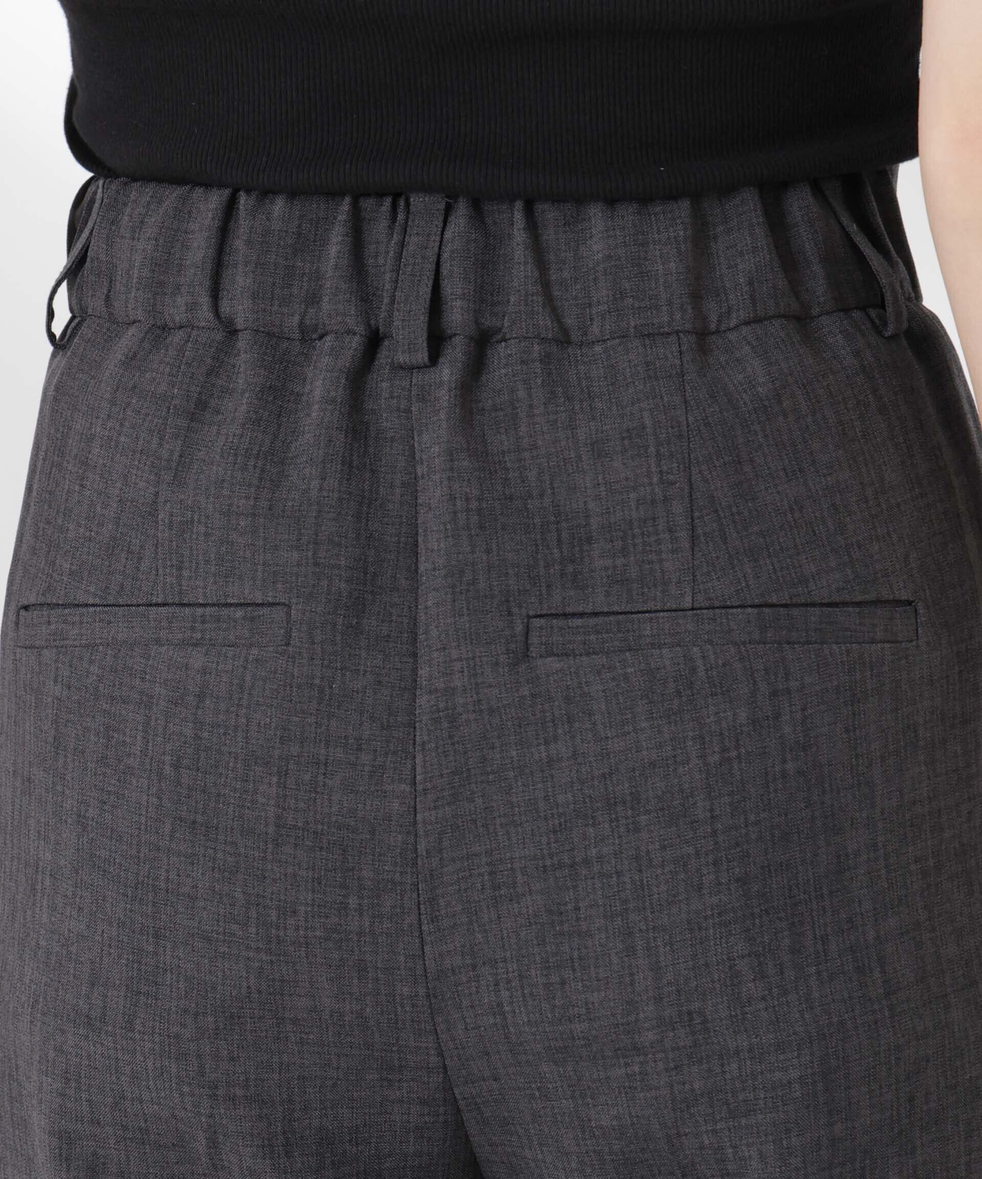 nano･universe「リネンライクセンタープレスタックパンツ(セットアップ可)」|チノ|