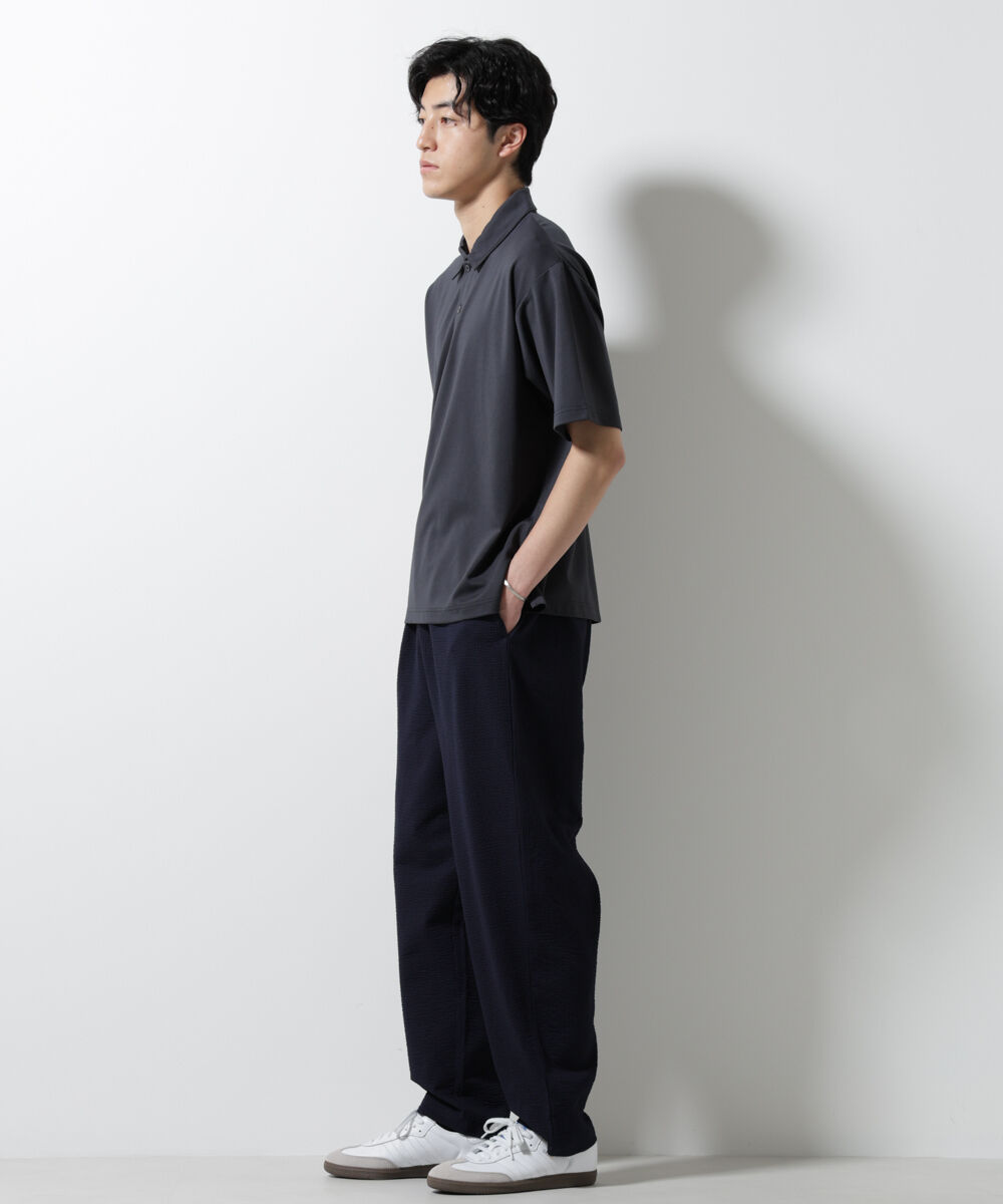 nano･universe「ポンチポロシャツ半袖」|Tシャツ・カットソー|