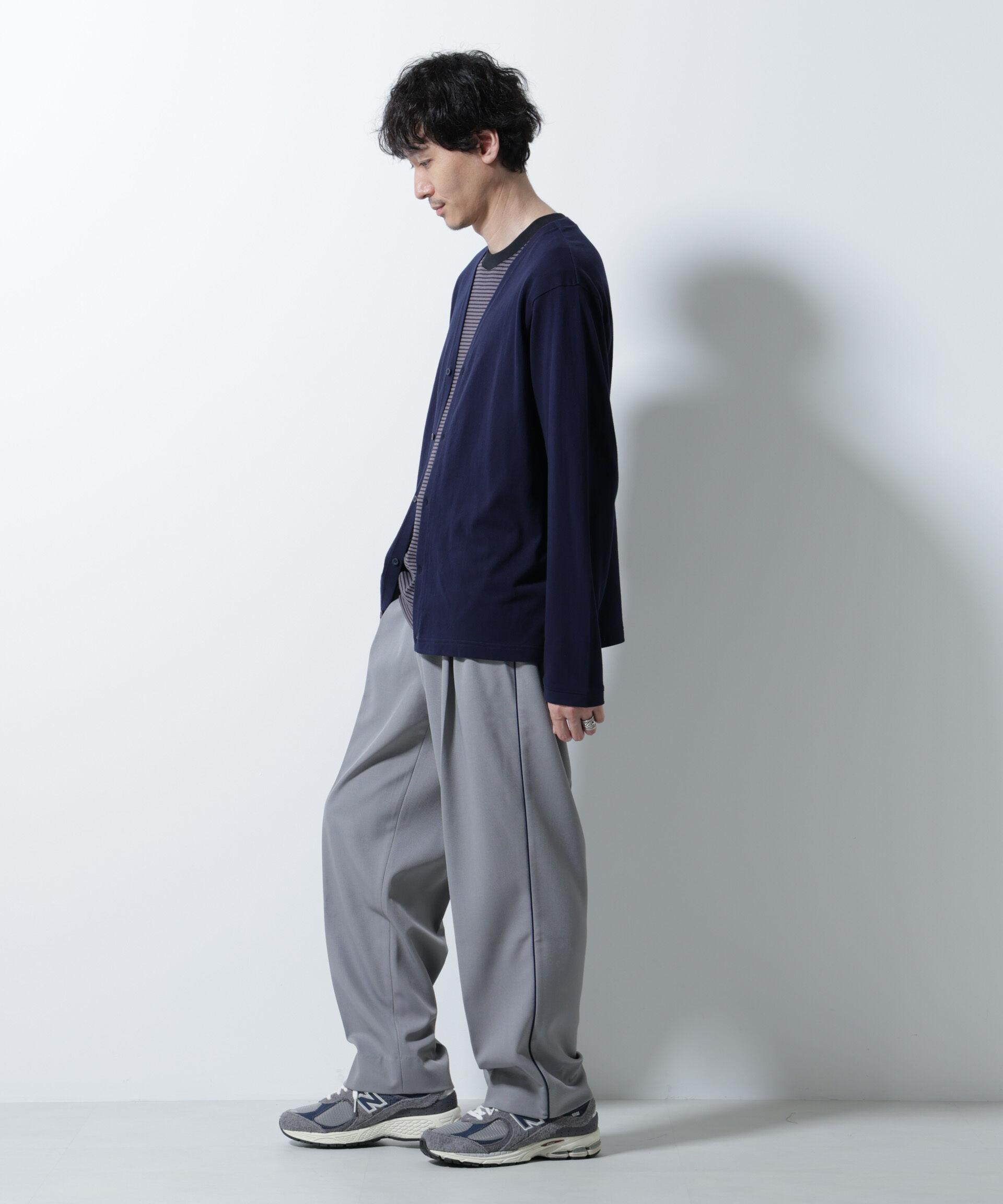 nano･universe「イージー側章スラックス」|チノ|