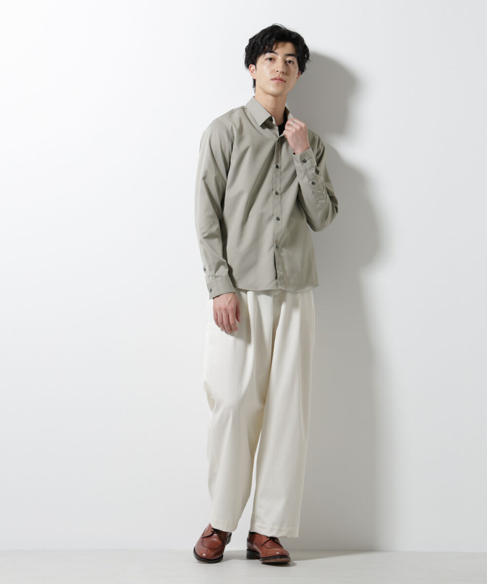 nano･universe「スタンダードレギュラーカラーシャツ/長袖」|シャツ・ブラウス|