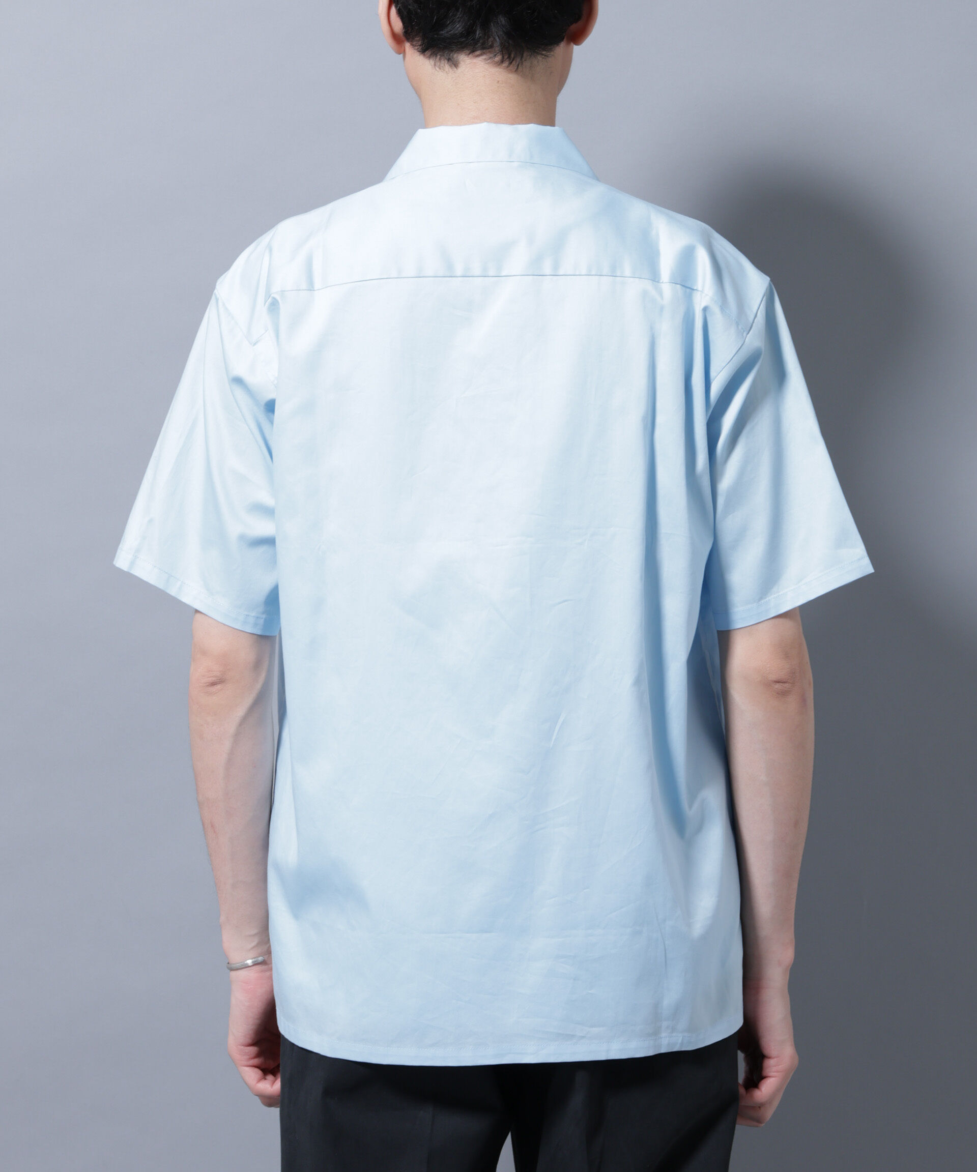 nano･universe「エンブロイダリー オープンカラーシャツ」|シャツ・ブラウス|