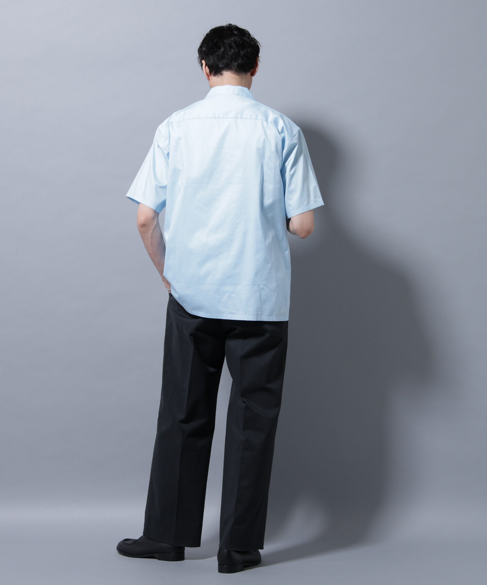 nano･universe「エンブロイダリー オープンカラーシャツ」|シャツ・ブラウス|